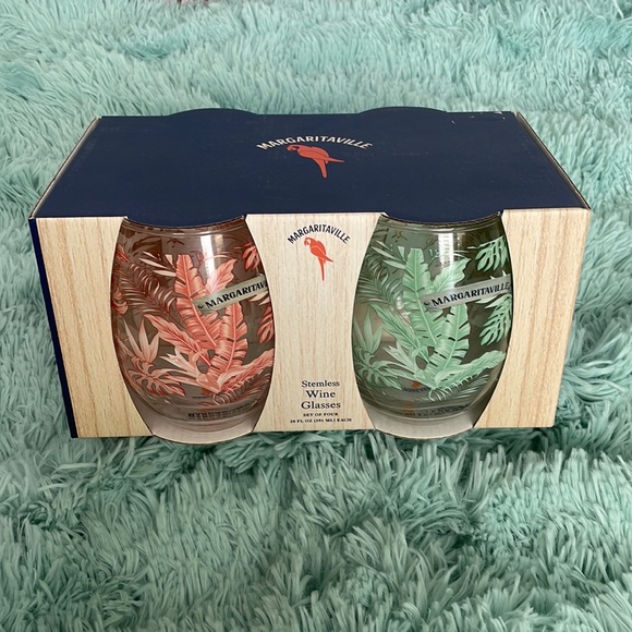 Margaritaville Kitchen Margaritaville Stemless Wine Glasses Poshmark